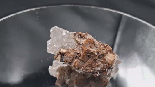 Quartz with Red Hematite